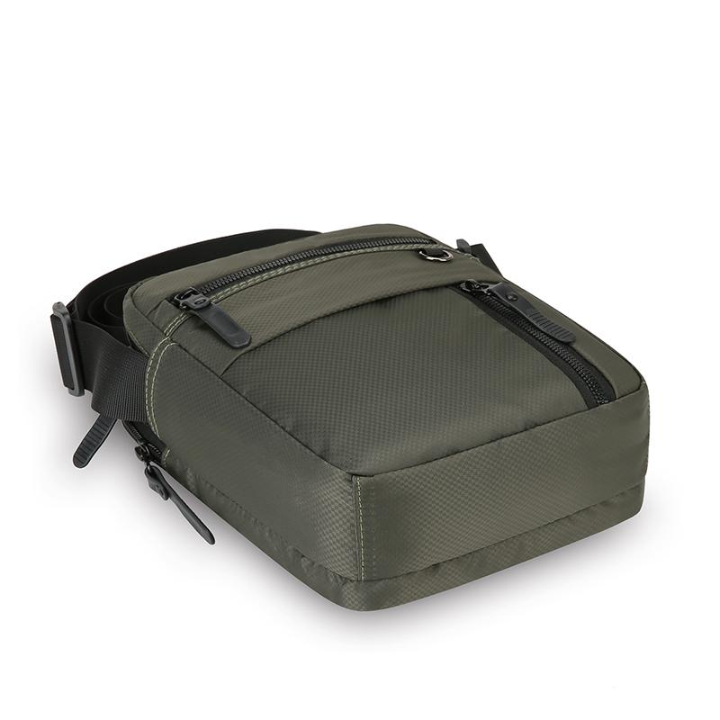 Messenger Sling Bags for Men Casual Oxford Small Zipper Crossbody Pouch Simple Mini Crossbody Phone Bag Male Side Shoulder Bag