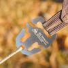 10-30PCS Camping Anchor Awning Fastener Stainless Steel Tent Tarp Anchor Buckle Awning Canopy Fastener Camping Tent Accessories