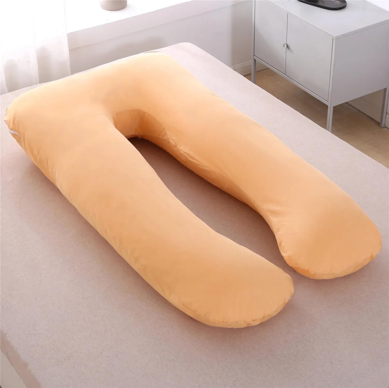 Multifunctional Pillowcase Maternity Pillow  Pure Cotton Cover U-shaped Waist Support for Pregnant Women Backrest Pillow Cushion 70x140cm