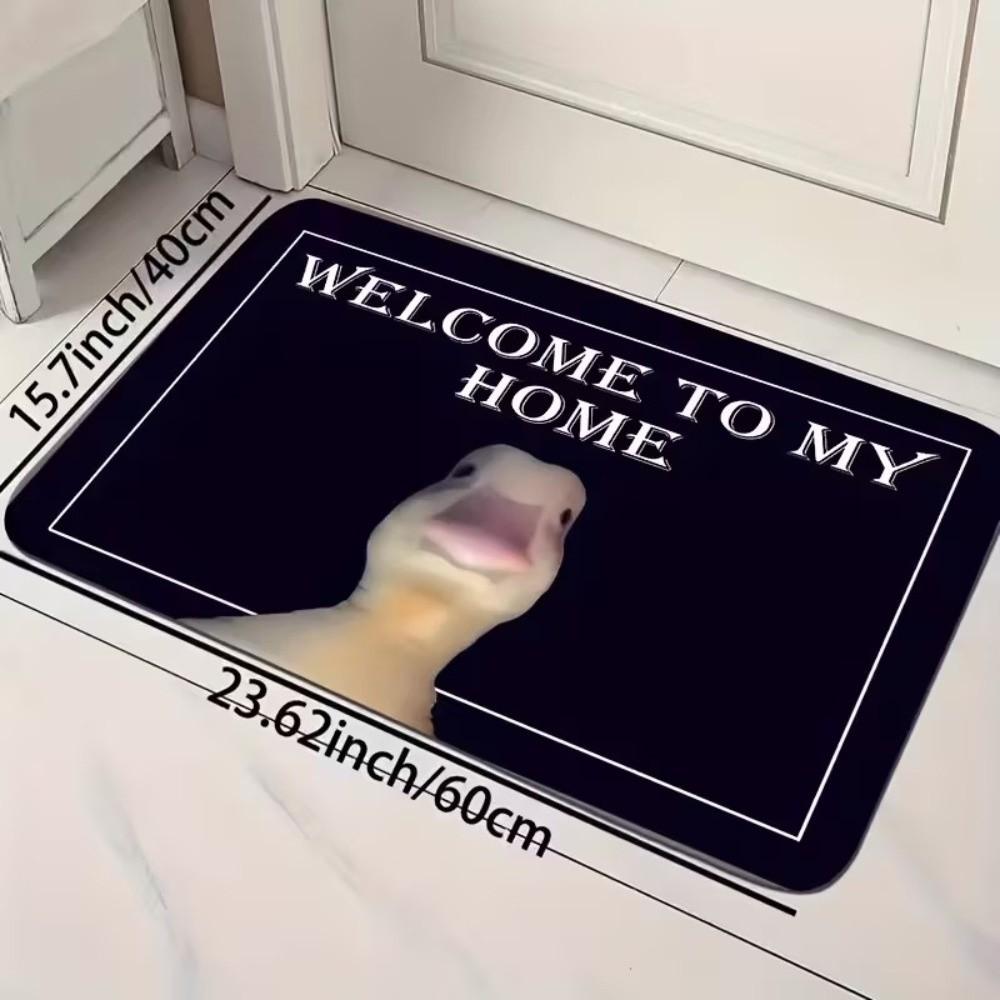 40*60cm Bathroom Carpet Non-slip Door Carpet Creativity Beagle Floor Mat  Home Decor