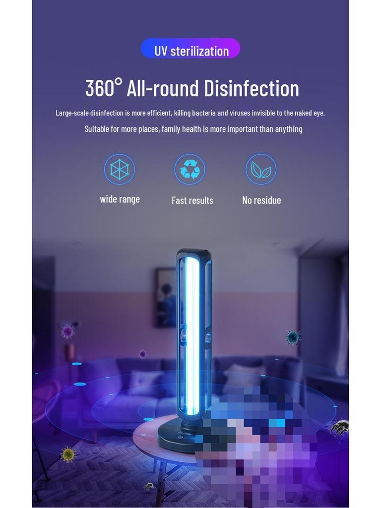 Indoor Mobile Ultraviolet Ozone Lamp