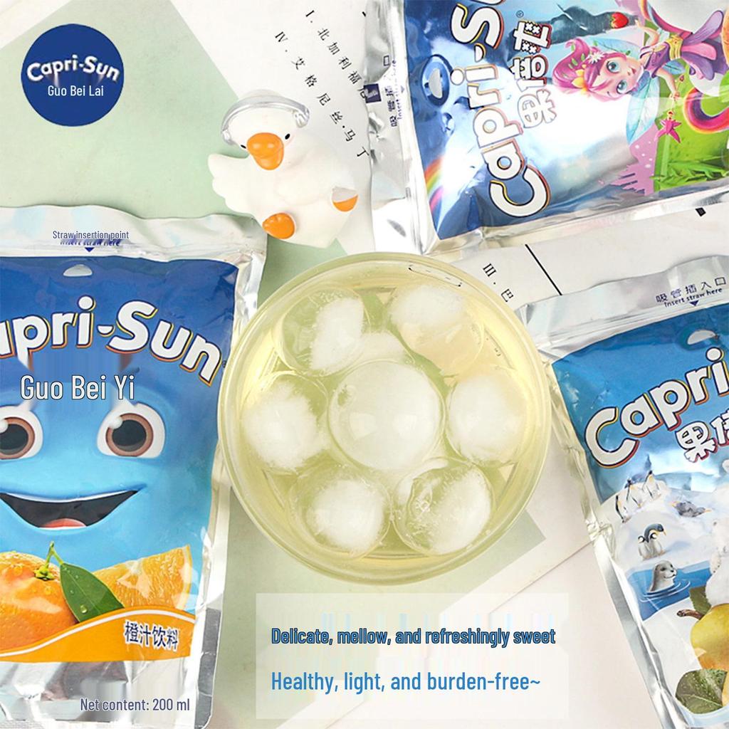 Imported Fruity Goodness: Little Monster Natural Freshly Squeezed 200ml Grape, Pear & Orange Juice for Kids