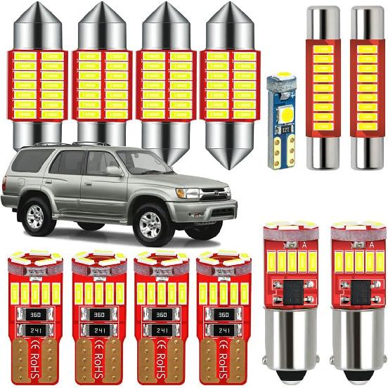 Interior LED Light Kit Compatible with 1996-2002 Toyota 4Runner (13-pc Bulb 6000k)