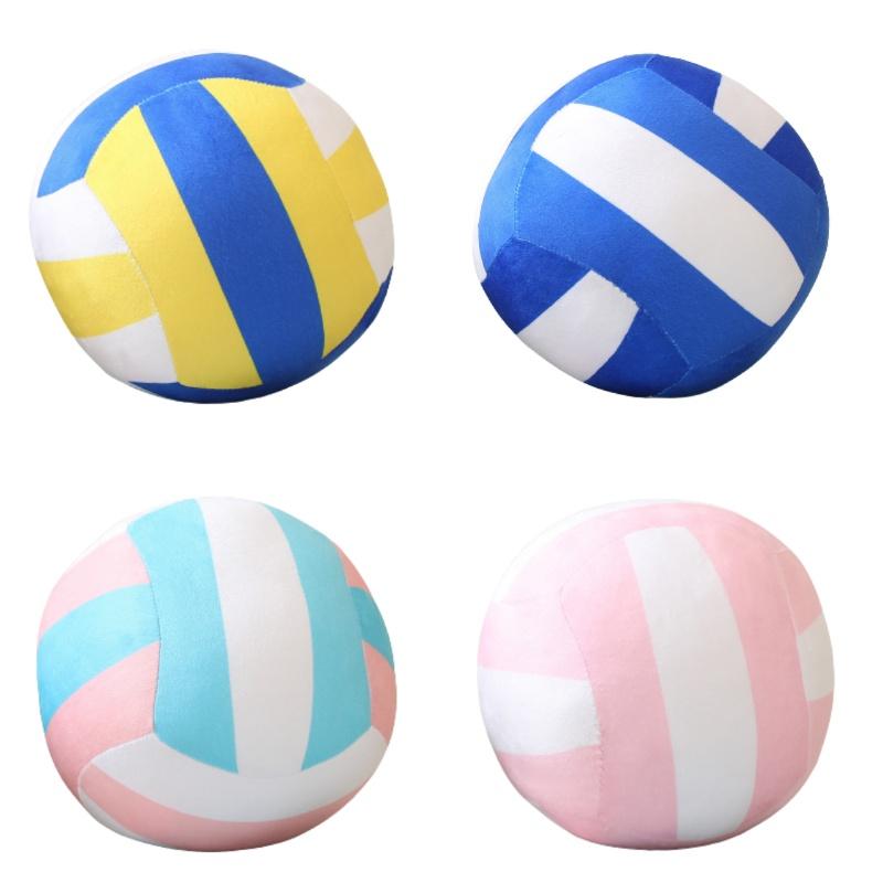 Simulation Printed Volleyball Plush Toy Children Stuffed Pillow Gift Decoration
