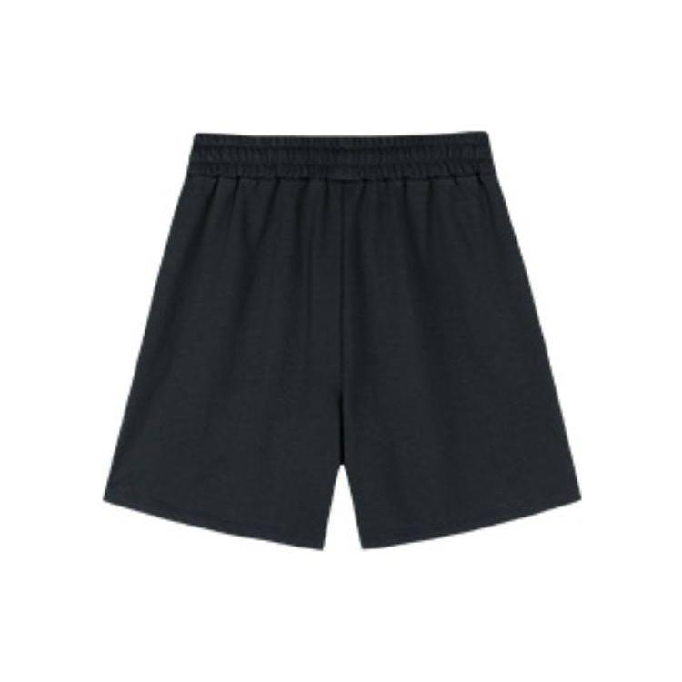 Anta Lifestyle Series SS22 Casual Solid Color Five-Point Shorts Women shorts Black 162238313-2
