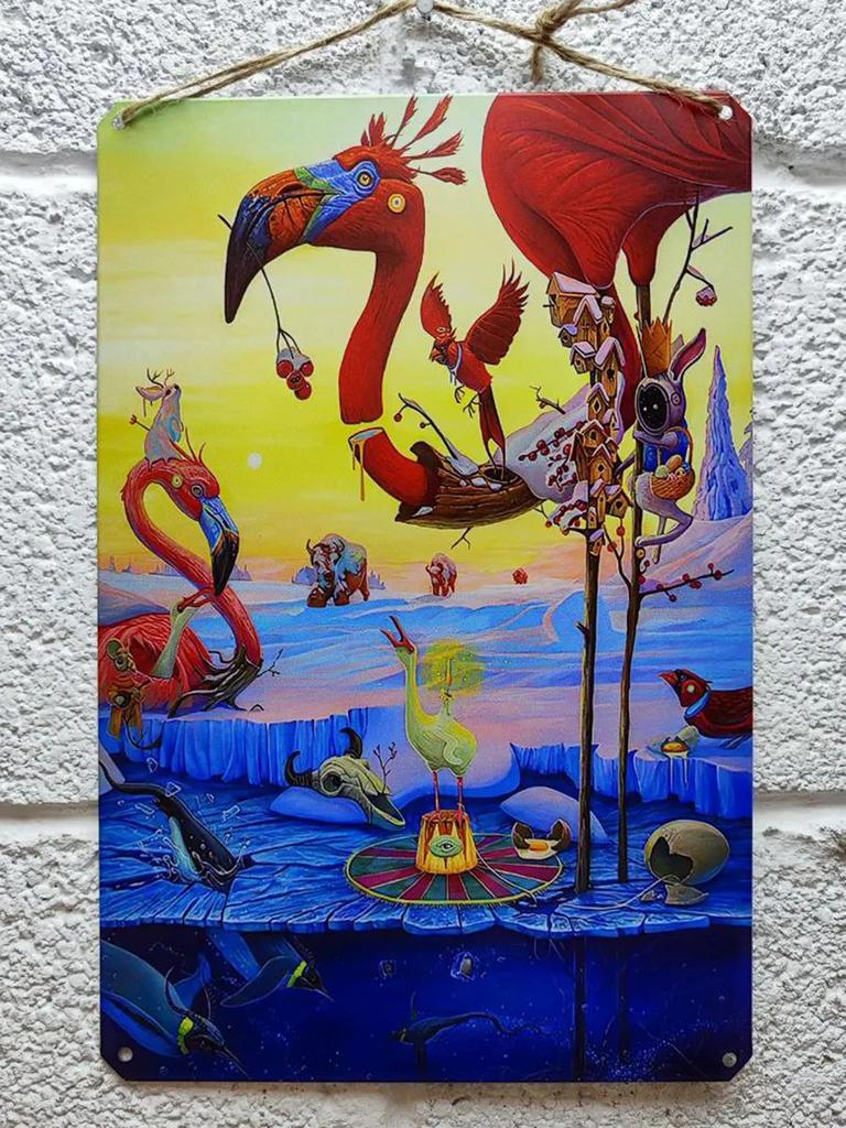 Anne Hathaway White Queen Disney Metal Poster, Alice in Wonderland Wall Art