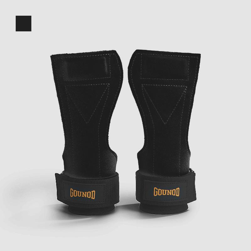 

2Pc/1Pair Gounod Gym Grip Cowhide Palm Protector Weightlifting Gymnastics Exercise Glove Grip Fitness Training Equipment