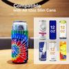 4 Pack 12oz Slim Beer Can Cooler Sleeves, Neoprene Beer Can Cooler Bulk, Collapsible ulators Cooler Cover Fits for White Claw/Spiked Seltzer and More