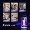 Lumină Reîncărcabilă și de Camping 2 în 1, Electric 2000V cu Lumină UV, 395NM Captator de Insecte pentru Interior și Exterior, Portabil pentru Muște