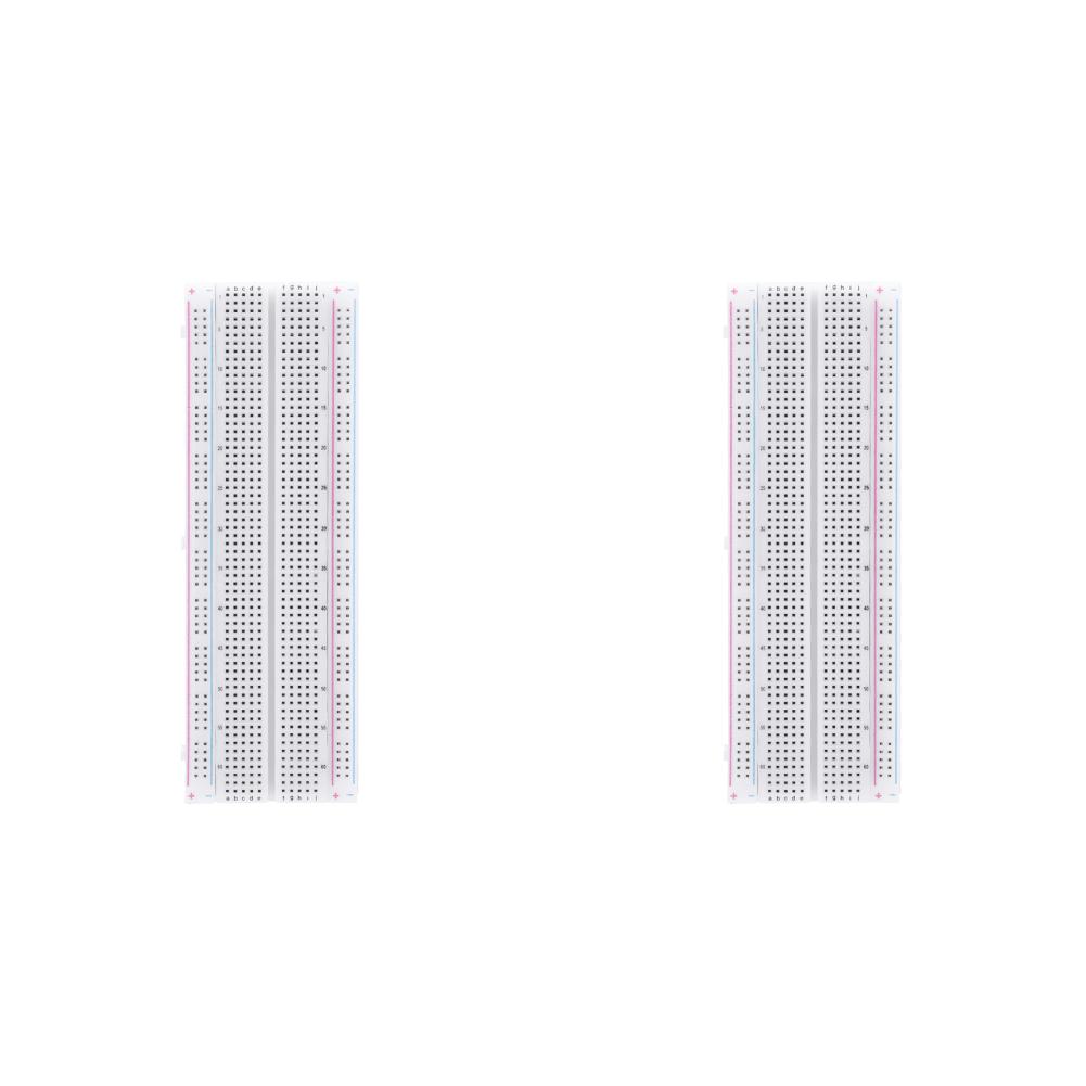10-1PCS MB-102 PCB Bread Board Breadboard 830 Point PCB Board Circuit PCB DIY Kit DIY White/Transparent with Packing