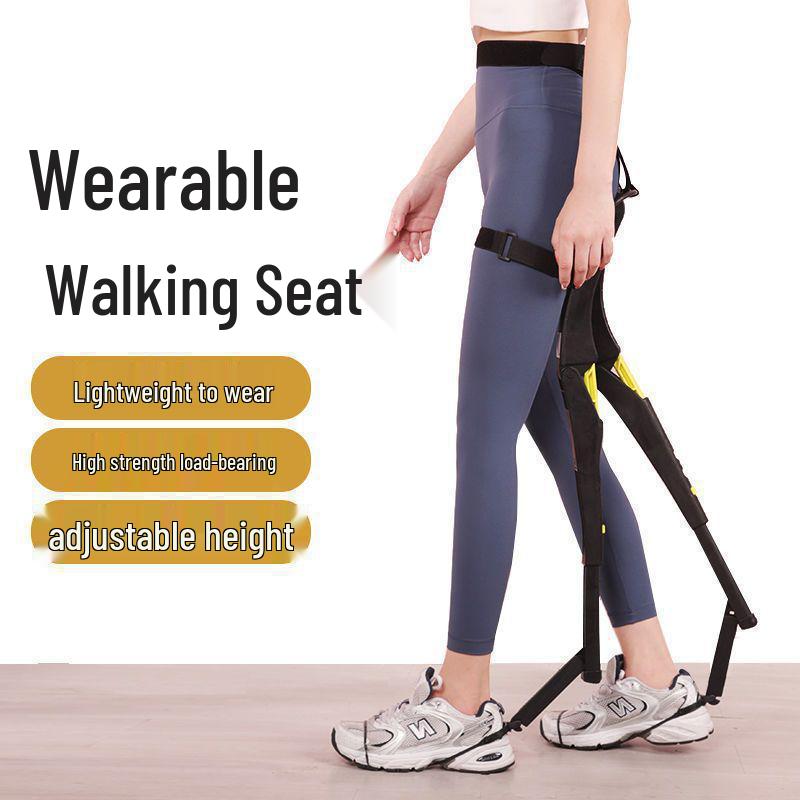 Portable Sports Exoskeleton Folding Chair: Multifunctional Wearable Seat for Fishing and Outdoor Travel