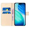 Coque pour iPhone 17 - BOOLING - Protection Intégrale Cuir Synthétique - Doré - 2 Verres Trempés