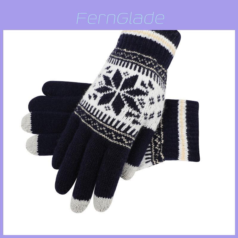 Luxuriously Warm Winter Gloves With Knitted Design And Touch Screen Compatibility