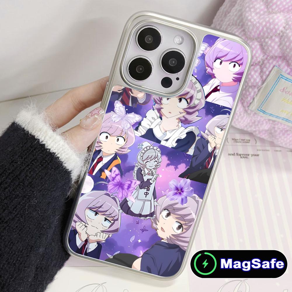 Anime Najimi Osana Mobile Phone Case for iPhone 17 16 15 14 13 12 11 Air Pro Max Plus Magsafe Silver Plating Colorful Cover