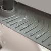 Silicone Kitchen Sink Splash Mat Easy To Install Behind Faucet Protector Mat Fast Drainage for Kitchen Counter Bathroom
