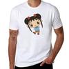 Kailan T-Shirt Basic Lässig Kurzarm Baumwollhemd