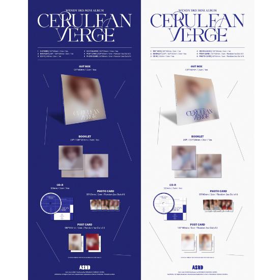 Digipack Ver WENDY 3rd Mini Album Cerulean Verge