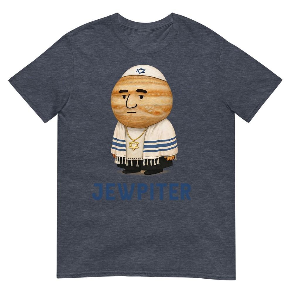 Jüdischer Humor Chanukka Israel Israelischer Jewpiter Hebräische Witz T-Shirt