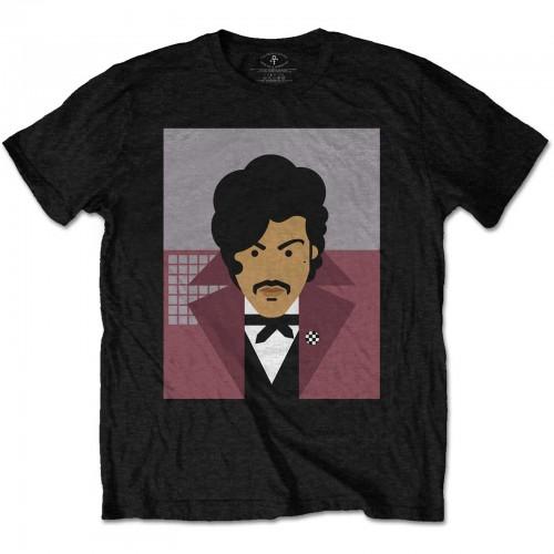 Prince Unisex Adult Many Faces Back Print Cotton T-Shirt
