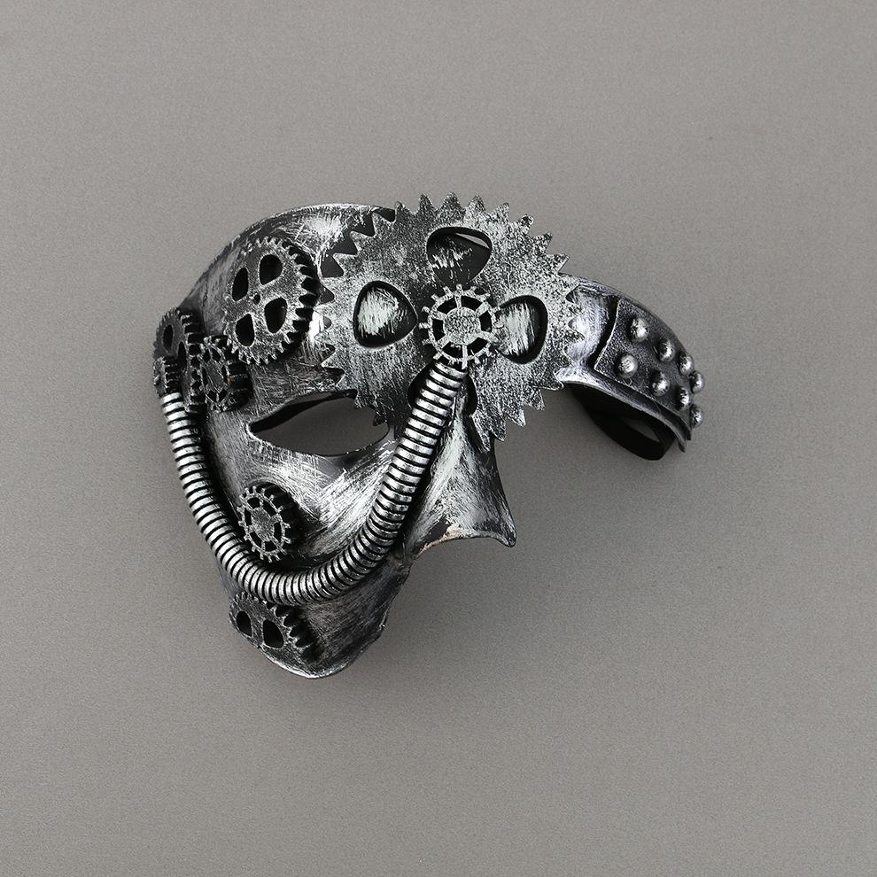 

Хэллоуин Маскарад Пластиковая Маска Косплей Реквизит Взрослый Европейский Ретро Красивый Мужской Маска на Половину Лица Type 5