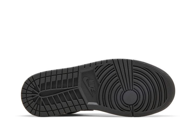 Jordan 1 Mid Black White Iron Grey