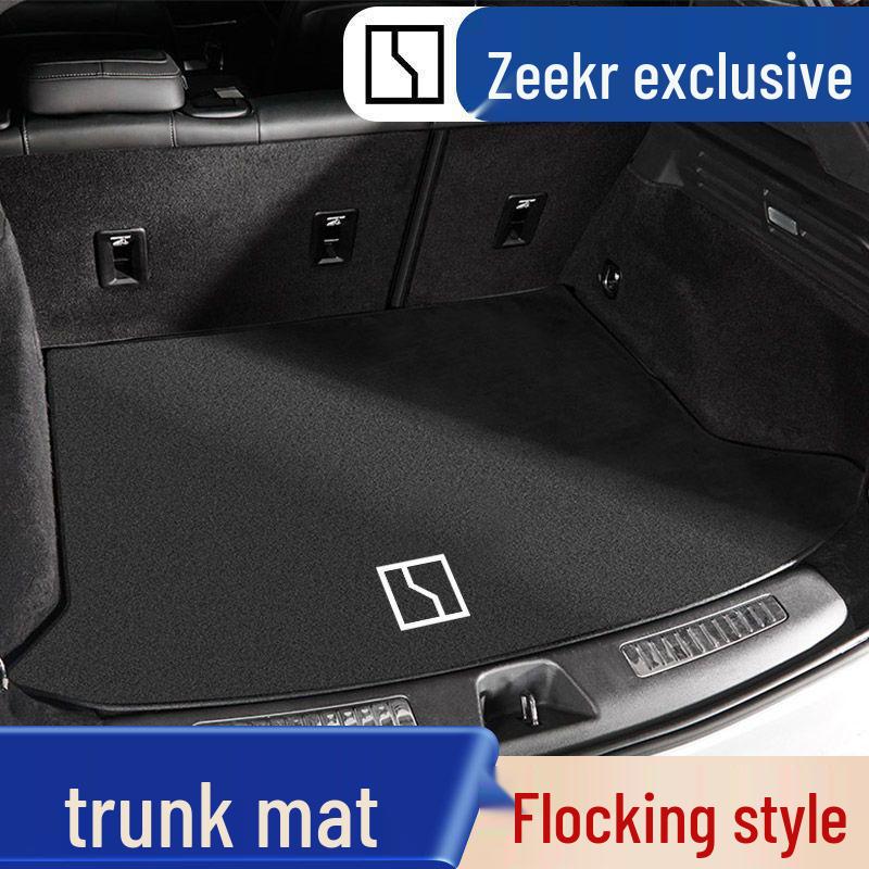 Zeekr 001 Trunk Mat Car Suede Tail Box Interior Accessory
