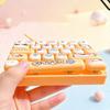 Cute Design Decompression Button Toy 26 Key Keyboard Keychain  Accessories Gift