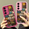 Nummernschild Druck Stoßfestes Mattes Case Für Samsung S25 Ultra S24 FE S23 A56 A36 A16 A15 A55 A35 Objektivschutz TPU Weiche Silikon Handyhülle