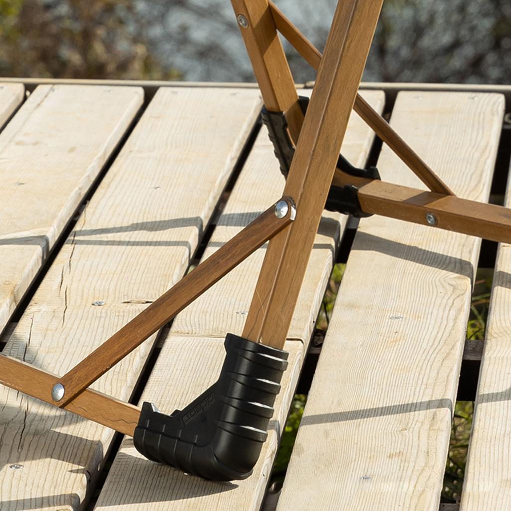 Chair Leg Floor Protectors Anti Skid Wear Resistance PP Outdoor Camping Chair Leg Cover 4 Pcs