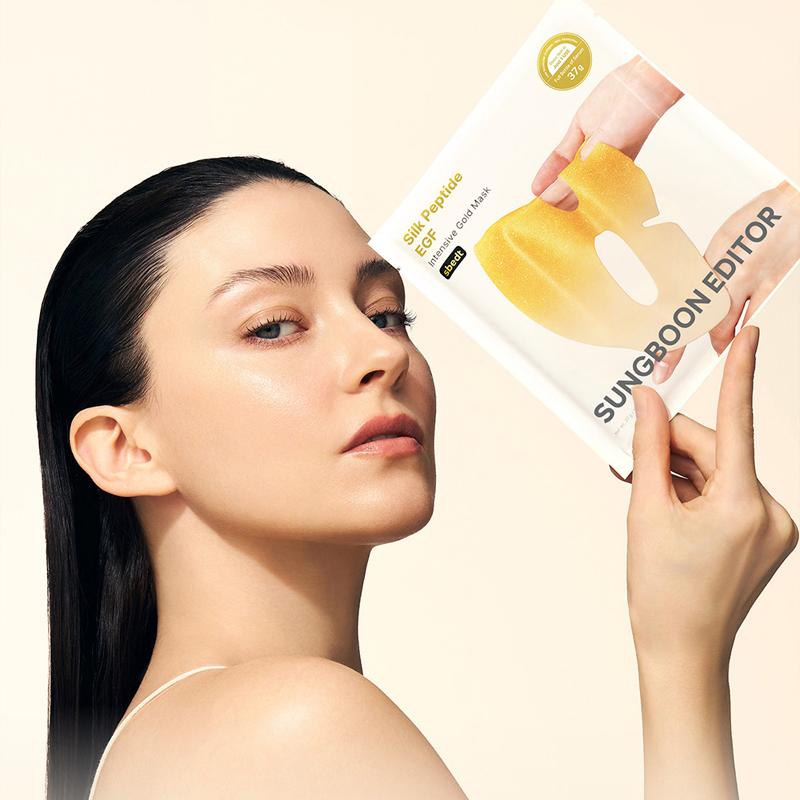 SUNGBOON EDITOR Seidenpeptid EGF Intensive Goldmaske 37g