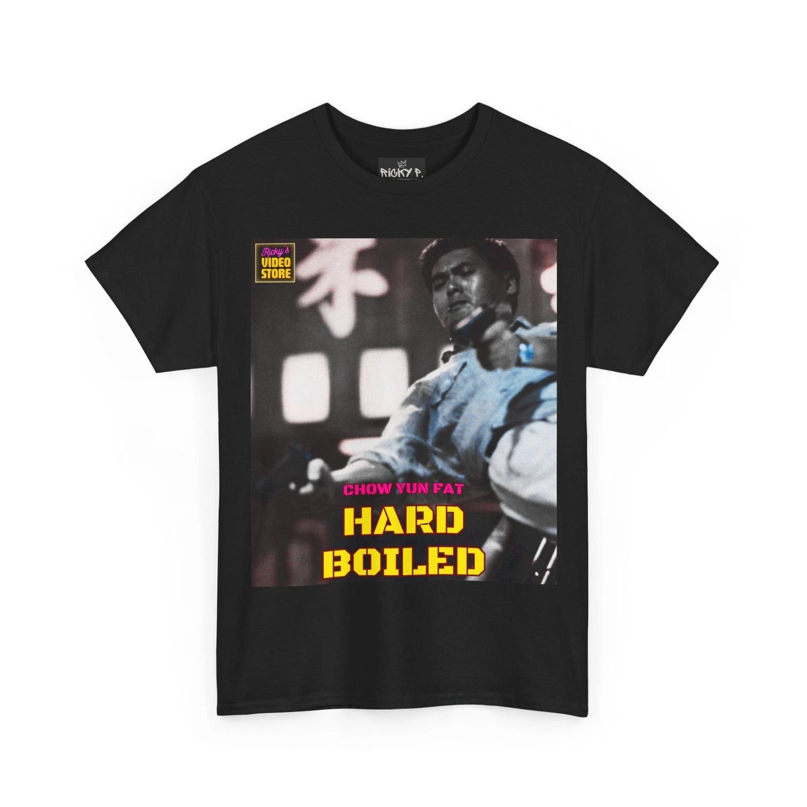 Ricky P Hard Boiled HK Movie Chow Yun Fat John Woo Unisex Heavy Cotton Tee 3XL