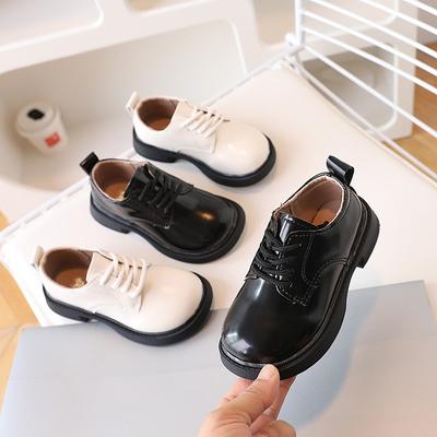 Children's Leather Shoes Spring Boys' Leather Shoes Show Shoes British Fashion Daily Girls' Single Shoes Cross-border