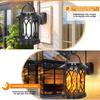 Dancing Flame Solar Lantern Outdoor Solar Flame Lamp Clip Lantern Landscape Pendant Lamp High-power Street Lamp Courtyard Lights
