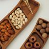 Portable Snack Shallow Plate 3/4 Compartments Dipping Plate Nut Platter  Home Dining