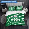 3PCS Asse Saint-etienne Crest Bedding Set 2D Printing (Includes 1 Duvet Cover + 2 Pillowcases Coreless), Bedroom decor,Fan gift