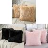 Modern Minimalist Plush Pillow Cover With Velvet Fabric For Living Room Decor