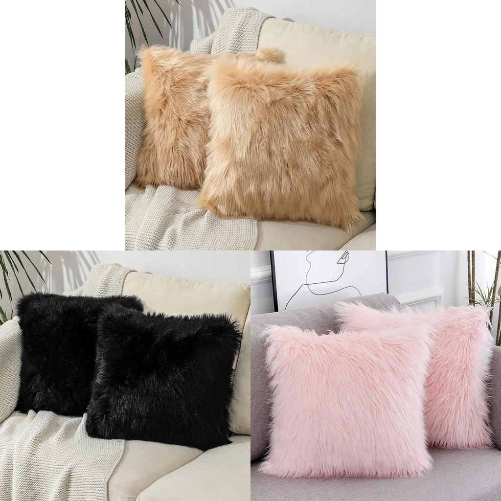 Modern Minimalist Plush Pillow Cover With Velvet Fabric For Living Room Decor