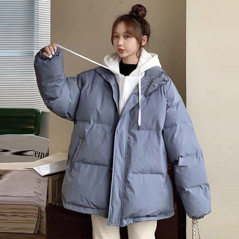 Girls' 2025 Winter Down Jacket: Short, Two-Piece Style for Junior and High School Students