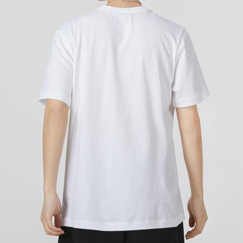 Nike Sport Freizeit Set Rundhals Kurzarm T-Shirt Locker Atmungsaktiv Fünf-Punkt Hosen Set Herren Sets AR4999-100+DM4742-010