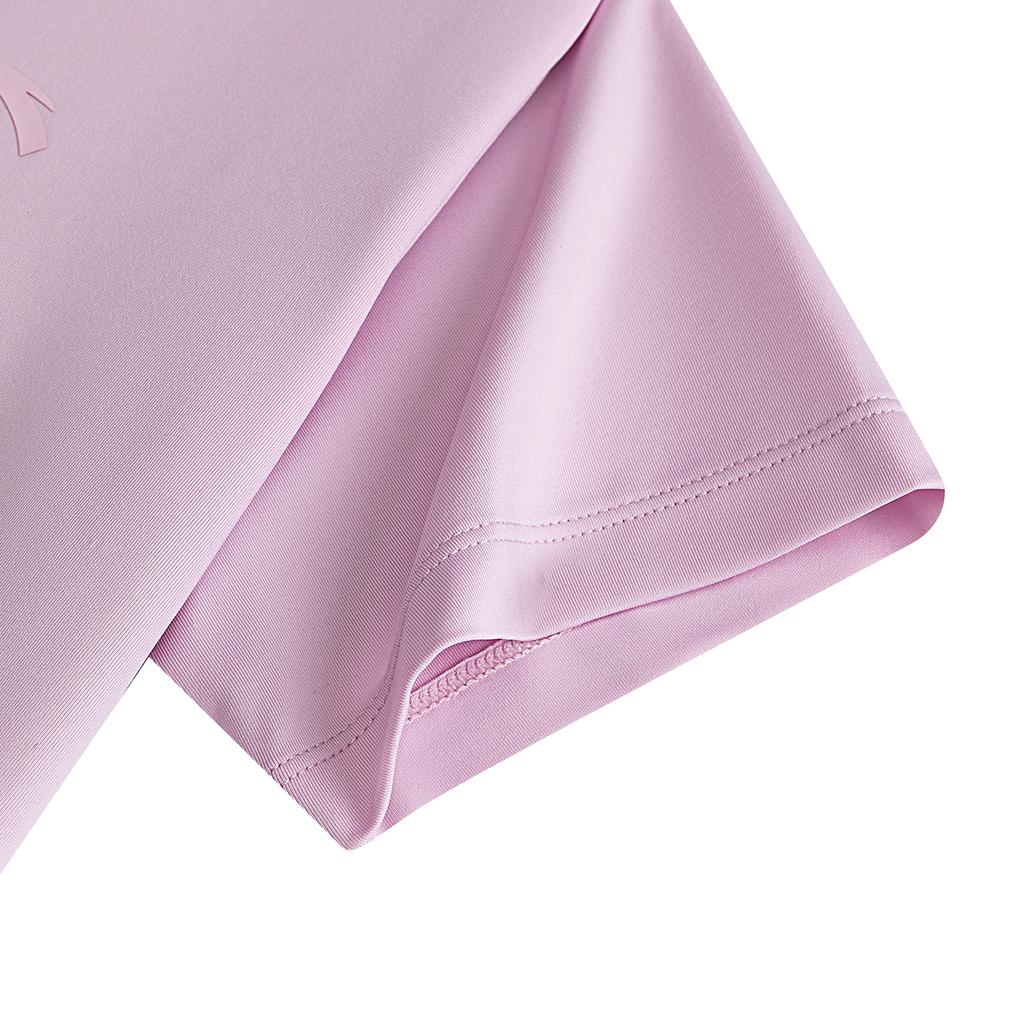 Anta Summer Polo Shirt Women tops Peach-Velvet-Pink 962628103-1