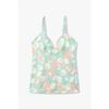 Women Logo And Flower Print Tank Top 0826113506