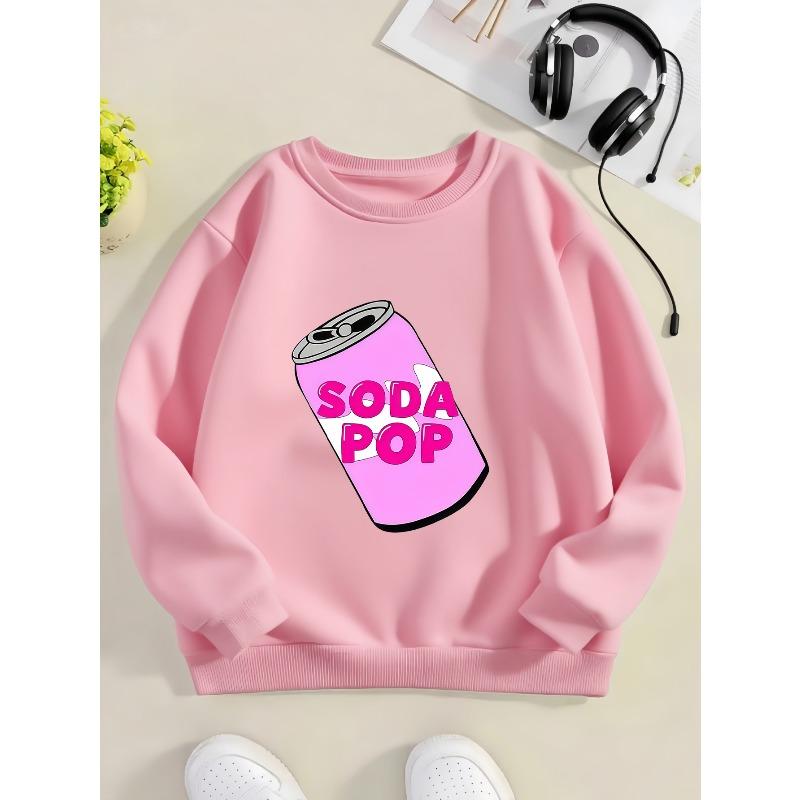 Kids Sweatshirt,Crew Neck Sweatshirt with Fashionable Halloween/Christmas Print and Trendy Elements,Soft Cotton Sweatshirt