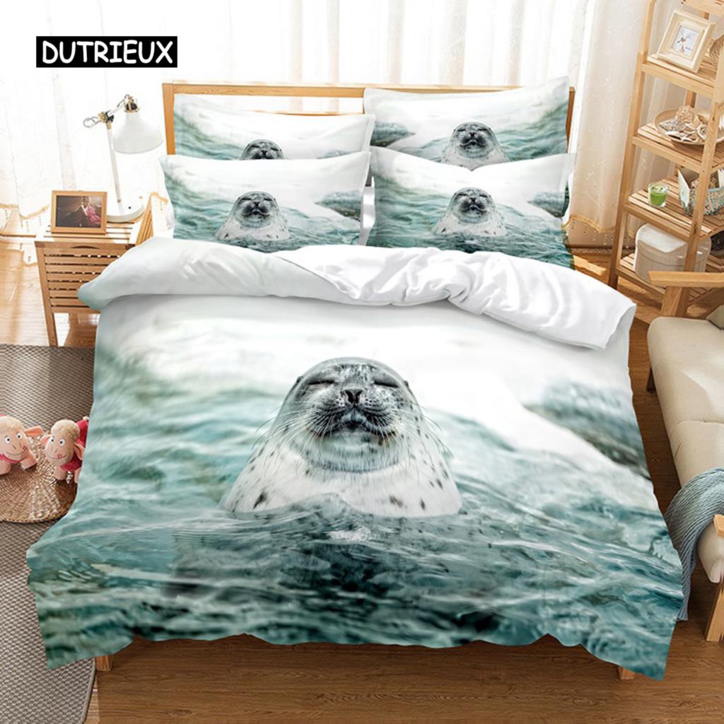 Sea Turtle Set Duvet Cover Set 3d Bedding Digital Printing Bed Linen Queen Size Bedding Set Fashion Design