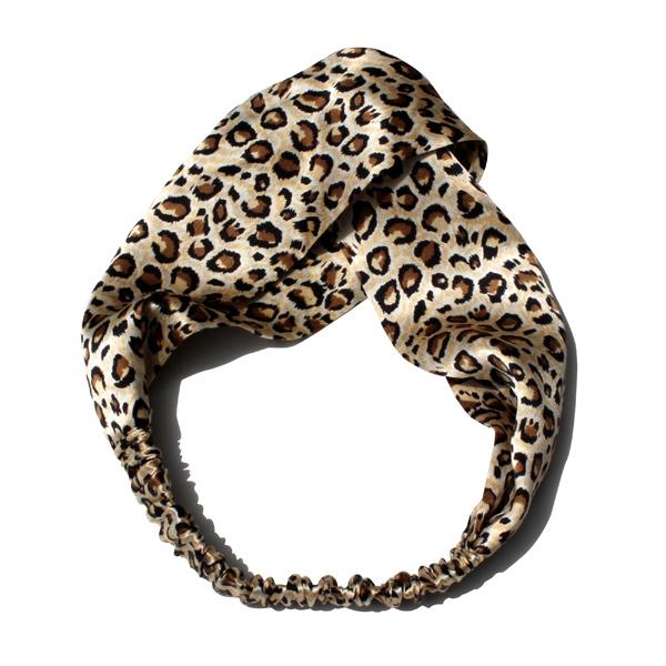 100% Mulberry Silk Headbands for Women Vintage Cross Elastic Head Wrap Hair Accessories 16 Momme