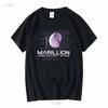 Marillion Sounds On Tour 2013 Band Rock T-Shirt Schwarz TE6759 Vintage Gewaschenes Oberteil Für Den Alltag Bequem Mode Stilvoll