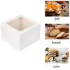 12pcs Cake Boxes 10x10x8 Inch Square Bakery Boxes with Window Pasteles for Cakes Pastries Chocolates Cookies Pie Birthday Party Wedding Easter