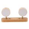 Modernes zylindrisches Wandleuchten-Set mit 2 drehbaren Leuchten, Naturstein-LED, für Eingangsbereiche, Küchen, Ankleidebereiche