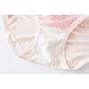 Checkered Lace Up Panties Lace Low Waist Triangle Women's Panties