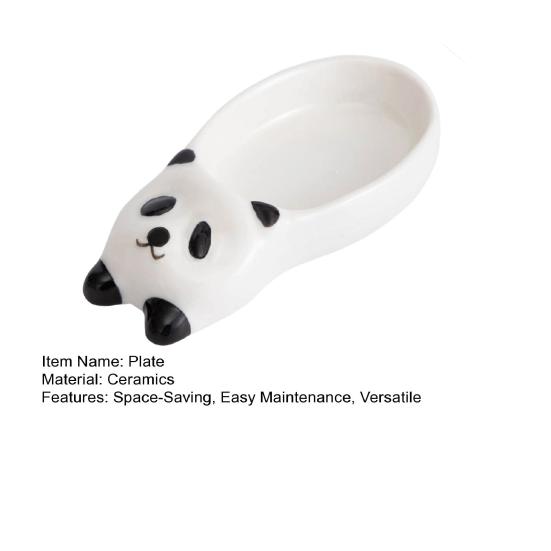 Panda Dipping Bowls Ceramic Sauce Dishes Cute Mini Bowls for Soy Sauce Condiments Snacks Serving And Table Decor