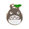 Totoro Miyazaki Pendant: Cute Cartoon Alloy Keychain Charm with Drip Oil Finish